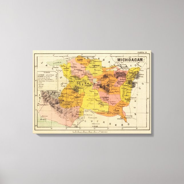 Michoacan, Mexico 2 Canvas Print (Front)