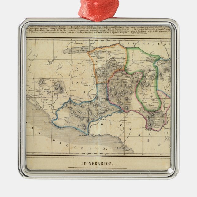 Michoacan, Mexico 2 Metal Ornament (Front)