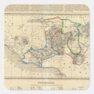 Michoacan, Mexico 2 Square Sticker