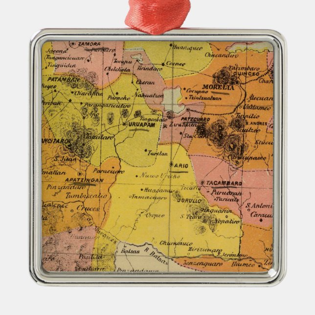 Michoacan, Mexico Metal Ornament (Front)