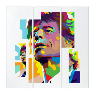 Mick Jagger Collection: Rock Icons Reimagined Triptych