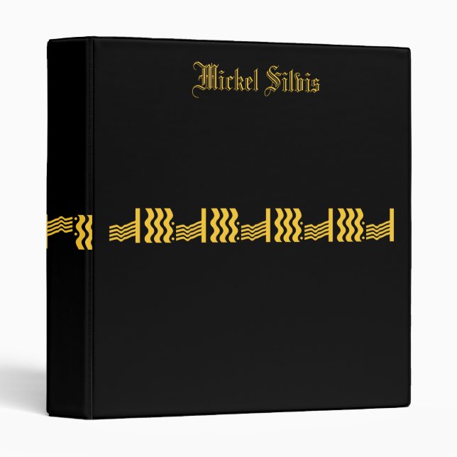 Mickel Silvis-Name-Binder Binder (Front/Spine)