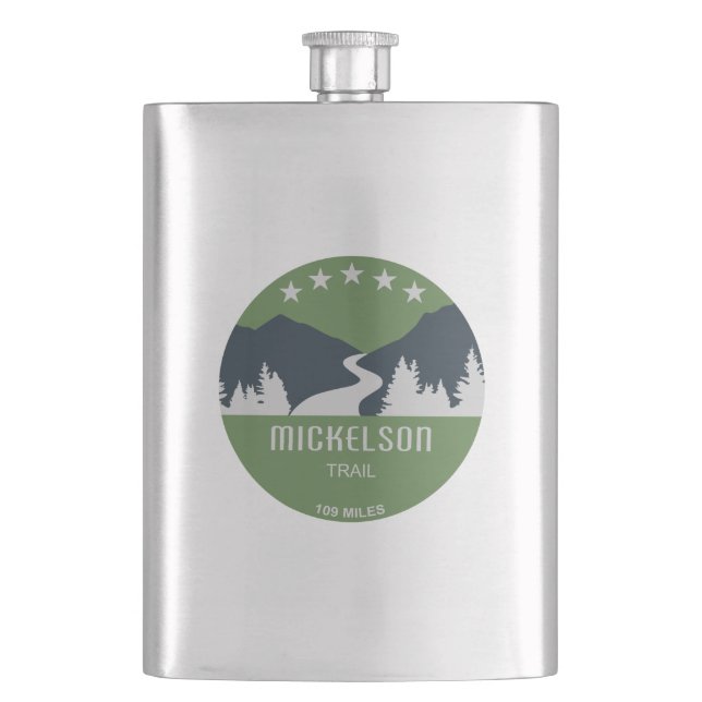 Mickelson Trail Flask (Front)