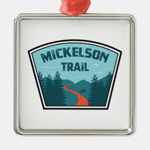 Mickelson Trail Metal Ornament
