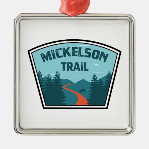 Mickelson Trail Metal Ornament