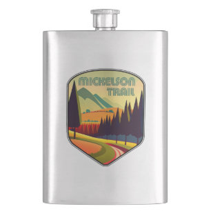 Mickelson Trail South Dakota Colors Flask