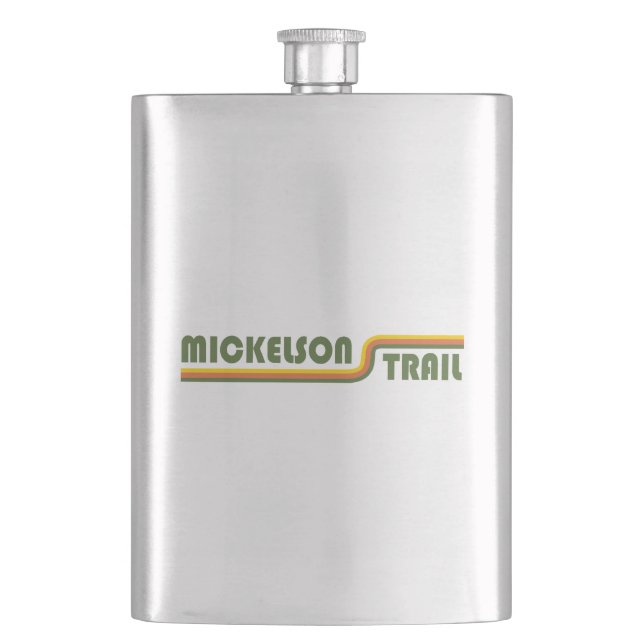Mickelson Trail South Dakota Flask (Front)