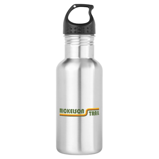 Mickelson Trail South Dakota Stainless Steel Water Bottle (Front)
