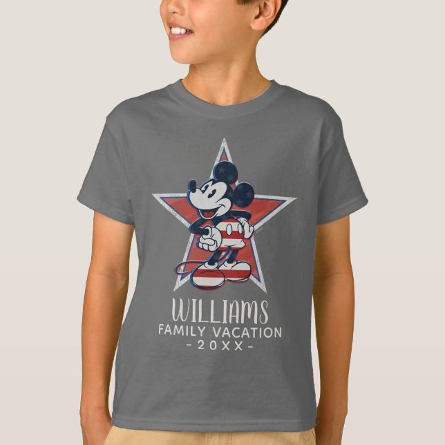 Mickey | 4th of July Family Vacation T-Shirt (Front)