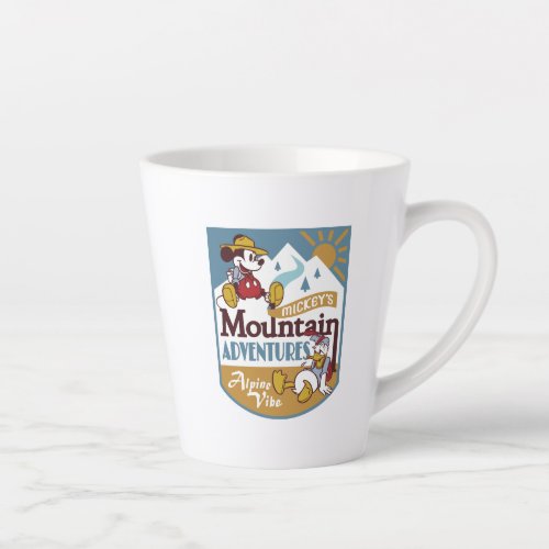 Mickey and Donald  Mountain Adventures Latte Mug