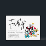 Mickey and Friends 40th Birthday  Invitation<br><div class="desc">Invite all your family and friends to your 40th Birthday with these Mickey Mouse invitations featuring all your favorite characters. Personalize by adding all your party details!</div>