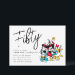 Mickey and Friends 50th Birthday  Invitation<br><div class="desc">Invite all your family and friends to your 50th Birthday with these Mickey Mouse invitations featuring all your favorite characters. Personalize by adding all your party details!</div>