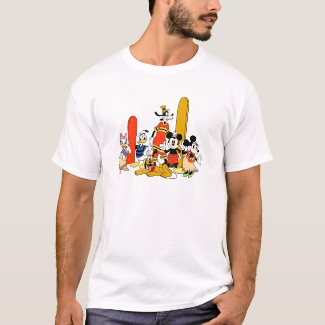 Mickey and Friends at the Beach T-Shirt (Front)