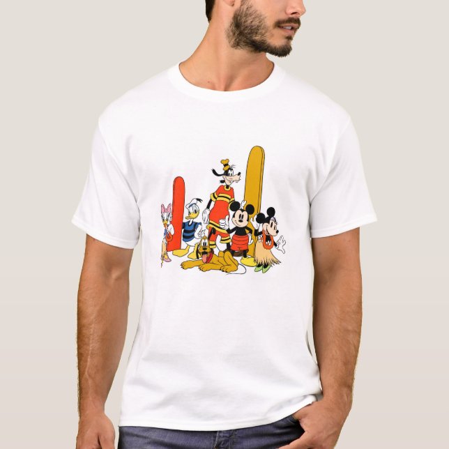 Mickey and Friends at the Beach T-Shirt (Front)