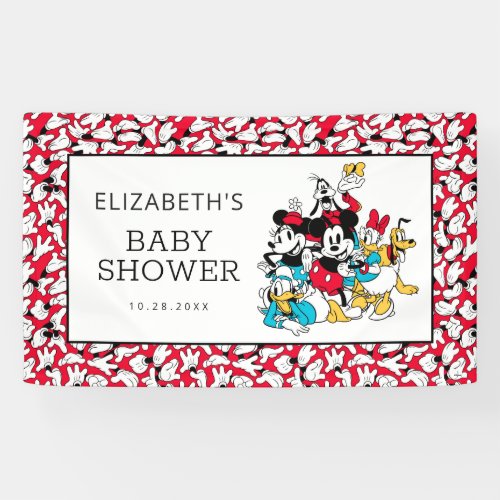 Mickey and Friends Baby Shower Banner