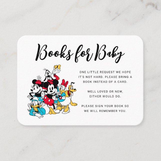 Mickey and Friends | Books for Baby Insert Card (Front)