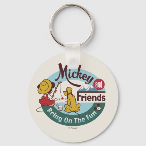 Mickey and Friends  Bring on the Fun Keychain