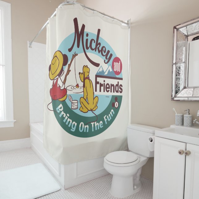 Mickey and Friends | Bring on the Fun Shower Curtain (In Situ)
