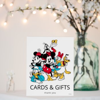 Mickey And Friends Cards And Gifts Baby Shower Foam Board by MickeyAndFriends at Zazzle