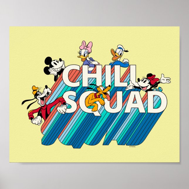 Mickey and Friends | Chill Squad Poster (Front)