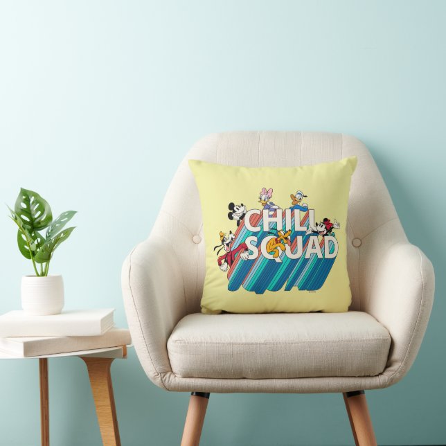 Mickey and Friends | Chill Squad Throw Pillow (Chair)