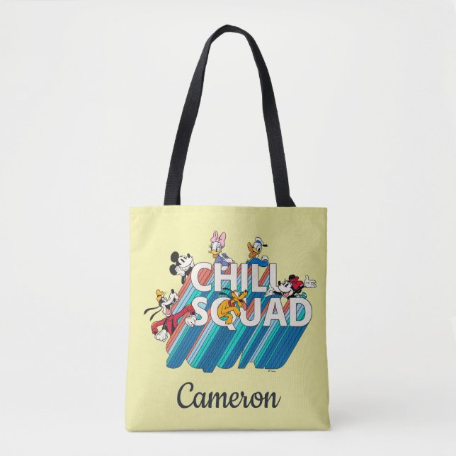Mickey and Friends | Chill Squad Tote Bag (Front)