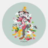 Vintage Walt Disney World Stickers, Retro Mickey and Friends