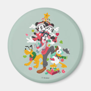 Mickey and Friends   Christmas Pyramid Magnet