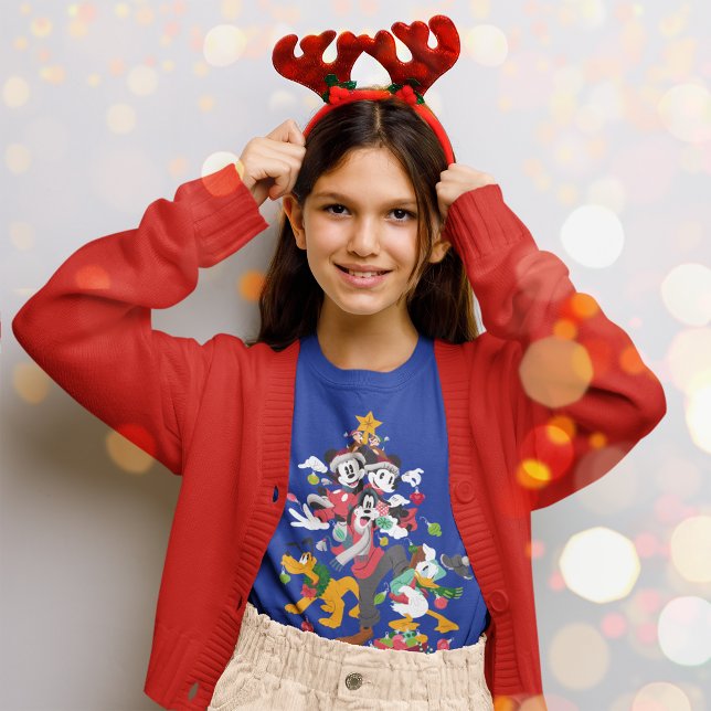 Mickey and Friends | Christmas Pyramid T-Shirt (Creator Uploaded)