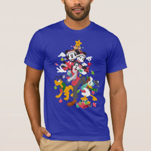Mickey and Friends Christmas Pyramid T-Shirt