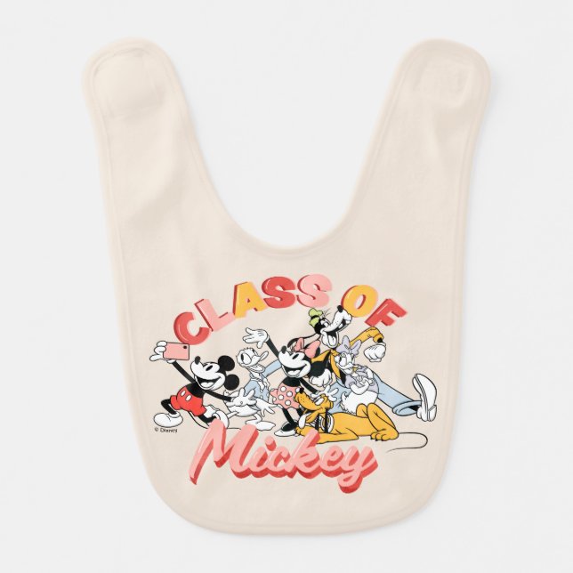 Mickey and Friends | Class of Mickey Baby Bib (Front)