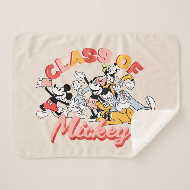Mickey and Friends | Class of Mickey Sherpa Blanket (Front (Horizontal))