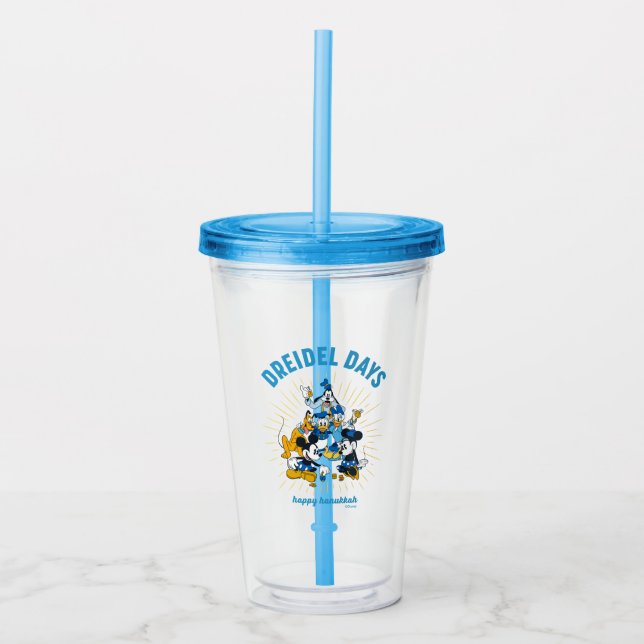 Mickey and Friends | Dreidel Days Acrylic Tumbler (Front)