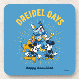 Mickey and Friends Dreidel Days Beverage Coaster