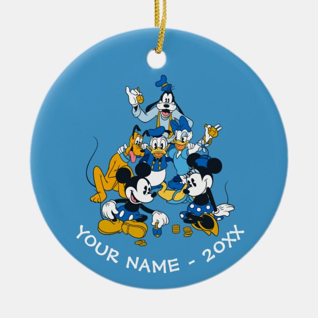 Mickey and Friends | Dreidel Days Ceramic Ornament (Front)