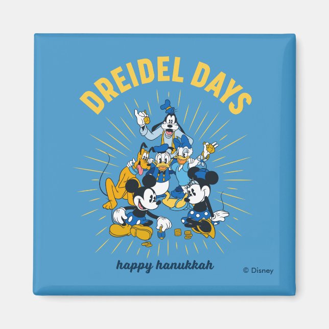 Mickey and Friends | Dreidel Days Magnet (Front)