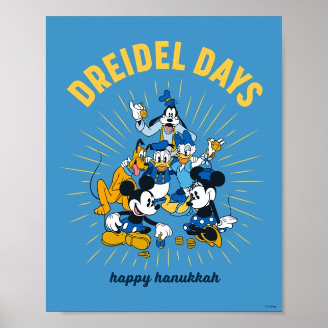 Mickey and Friends | Dreidel Days Poster (Front)