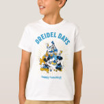Mickey and Friends | Dreidel Days T-Shirt<br><div class="desc">Happy Hanukkah from Mickey and Friends! This super cute graphic features Mickey and Friends celebrating Hanukkah.</div>