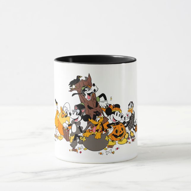 Mickey and Friends Dressed up for Halloween Mug (Center)