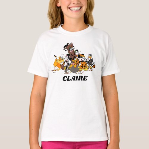 Mickey and Friends Dressed up for Halloween T_Shirt
