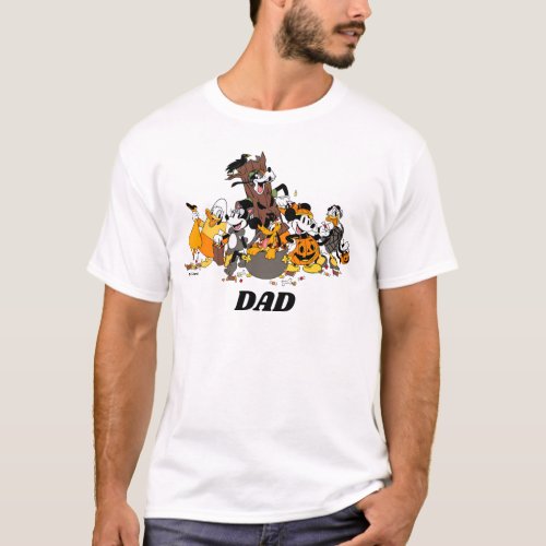 Mickey and Friends Dressed up for Halloween T_Shirt