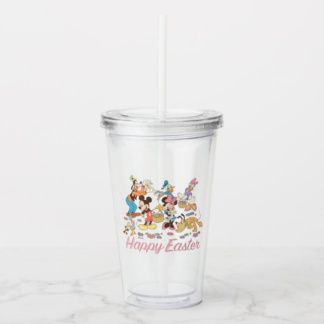 Mickey and Friends Easter Graphic Acrylic Tumbler (Front)