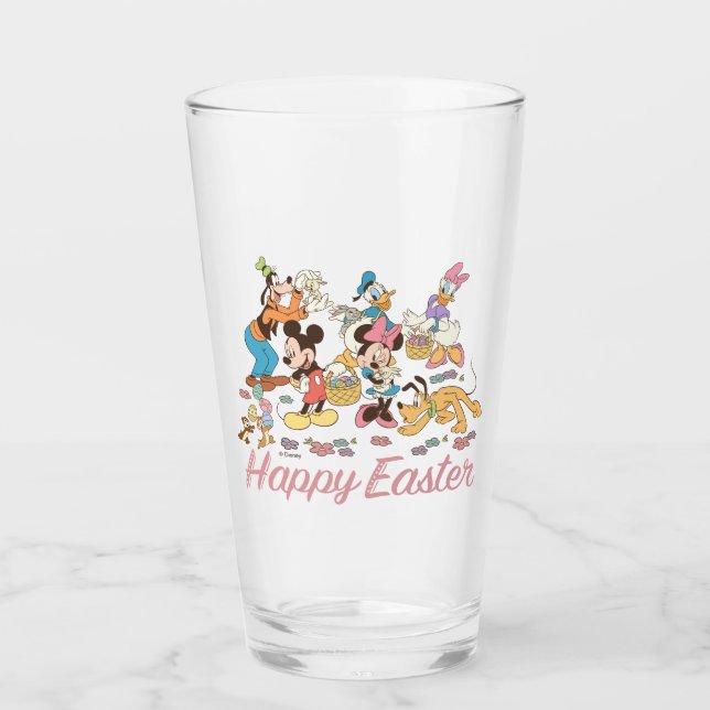 Mickey and Friends Easter Graphic Glass (Front)