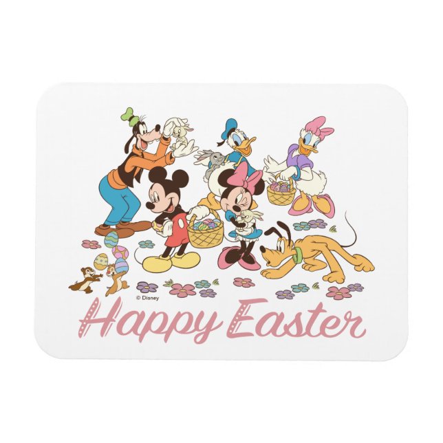 Mickey and Friends Easter Graphic Magnet (Horizontal)