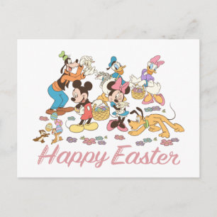 Mickey and Friends Easter Graphic Postcard