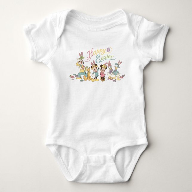Mickey and Friends | Happy Easter Baby Bodysuit (Front)