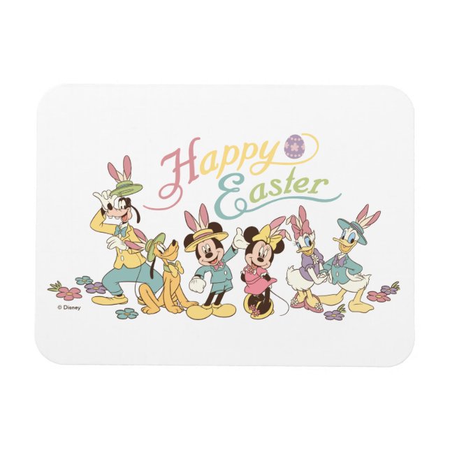 Mickey and Friends | Happy Easter Magnet (Horizontal)