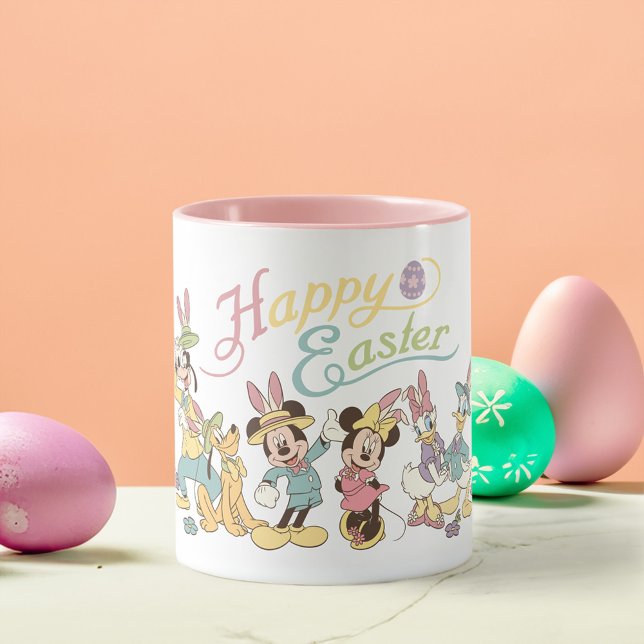 Mickey and Friends | Happy Easter Mug (Mug on table)