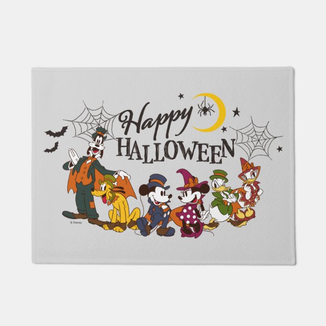 Mickey and Friends | Happy Halloween Doormat (Front)