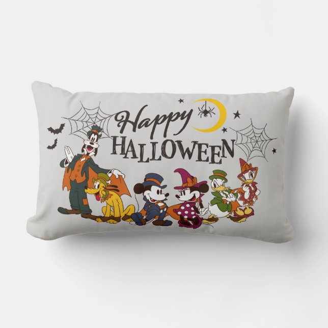 Mickey and Friends | Happy Halloween Lumbar Pillow (Front)